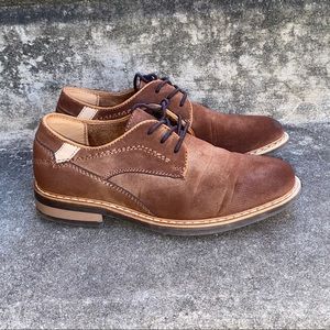 Freeman Boys Brown Suede Boys Dress Shoes Size 12